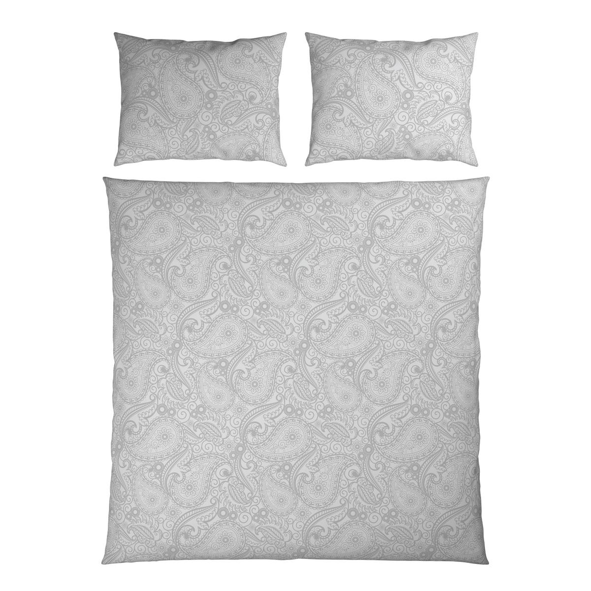 Lenjerie de pat Paisley cca. 200x220/2x50x70 cm - verde salvie, textil (200/220cm) - Mömax