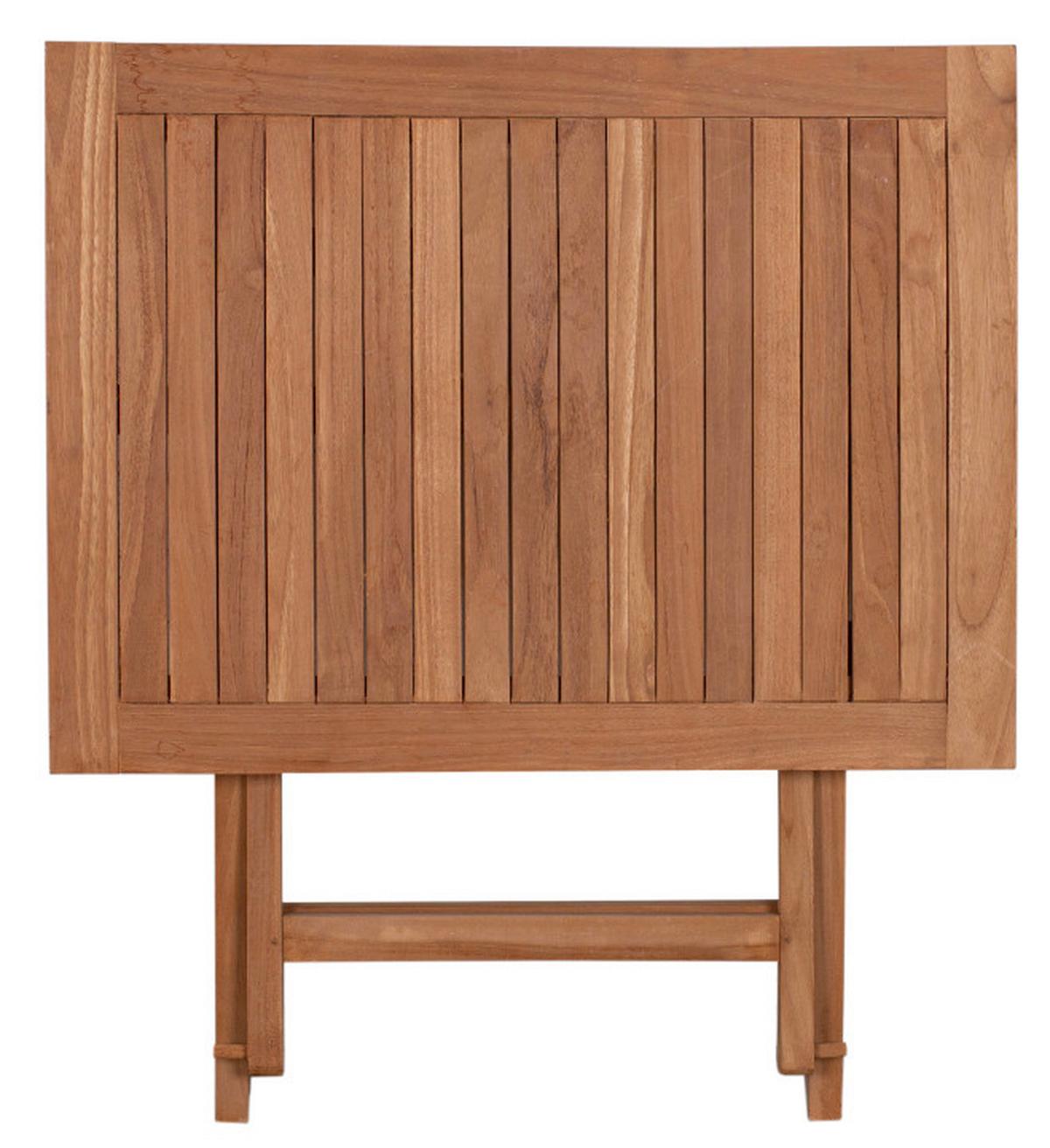 Gartenklapptisch Woodie Teak - Basics, Holz (80/73/60cm) - Gardenson
