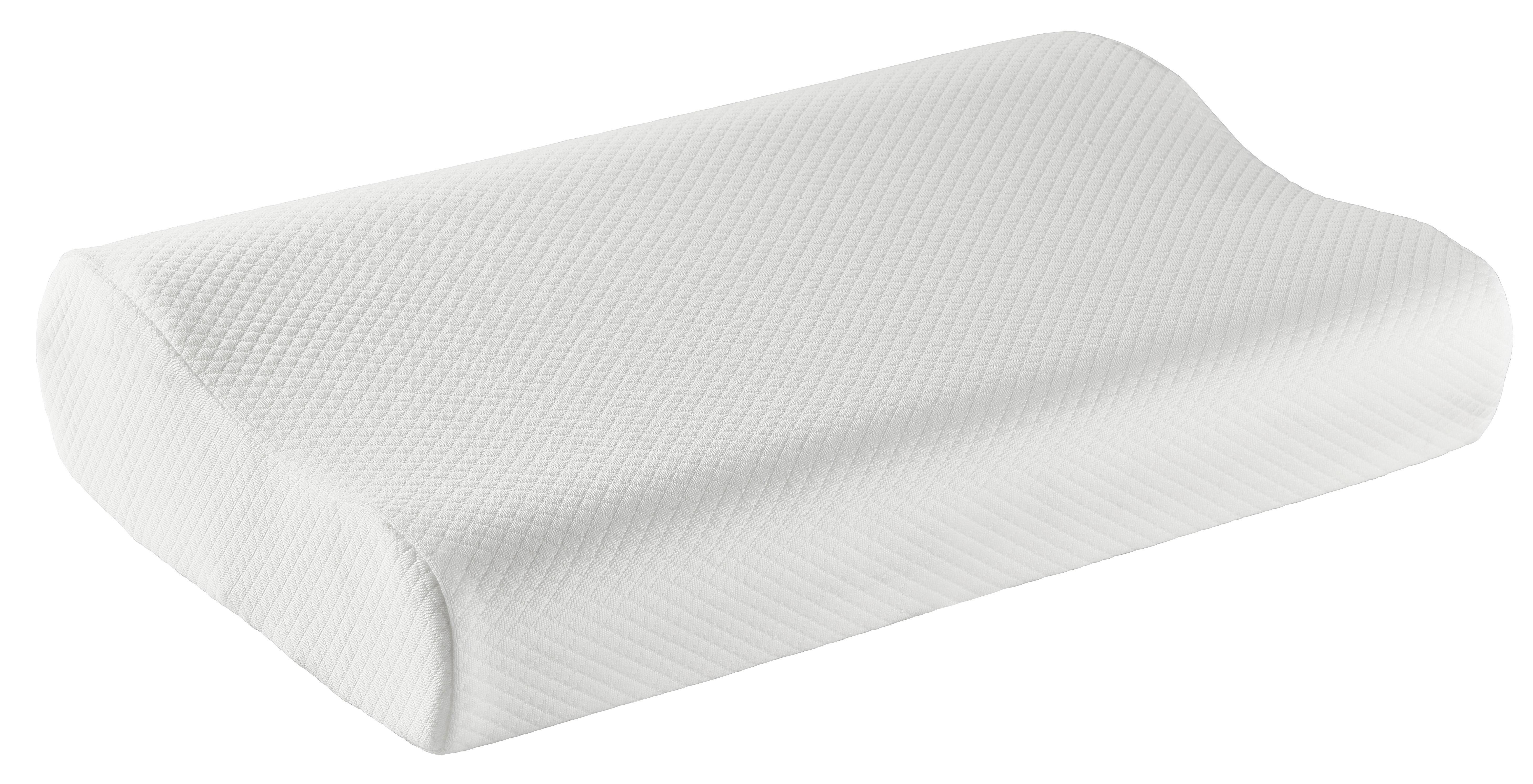 Nackenkissen Felicia Weiss ca. 48x30cm - Weiss, Textil (48/11/30cm) - Nadana