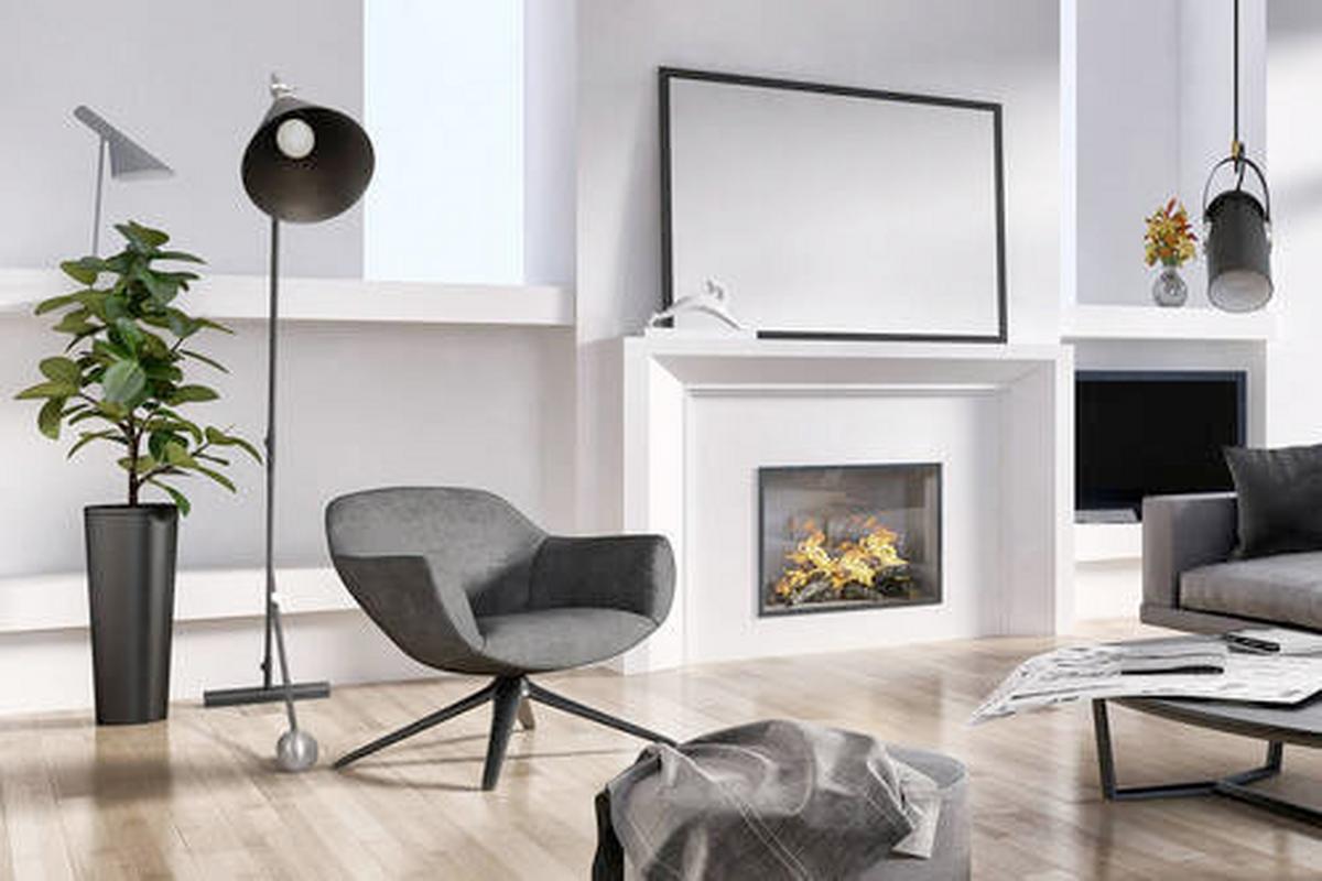 Stehleuchte Uzuhf-Siv - Silberfarben/Schwarz, Design, Kunststoff/Metall (30/148/42cm) - Kayoom