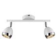 Strahler Nantes, max. 3 Watt - Chromfarben/Weiß, LIFESTYLE, Kunststoff/Metall (25/15,5cm) - MÖMAX modern living