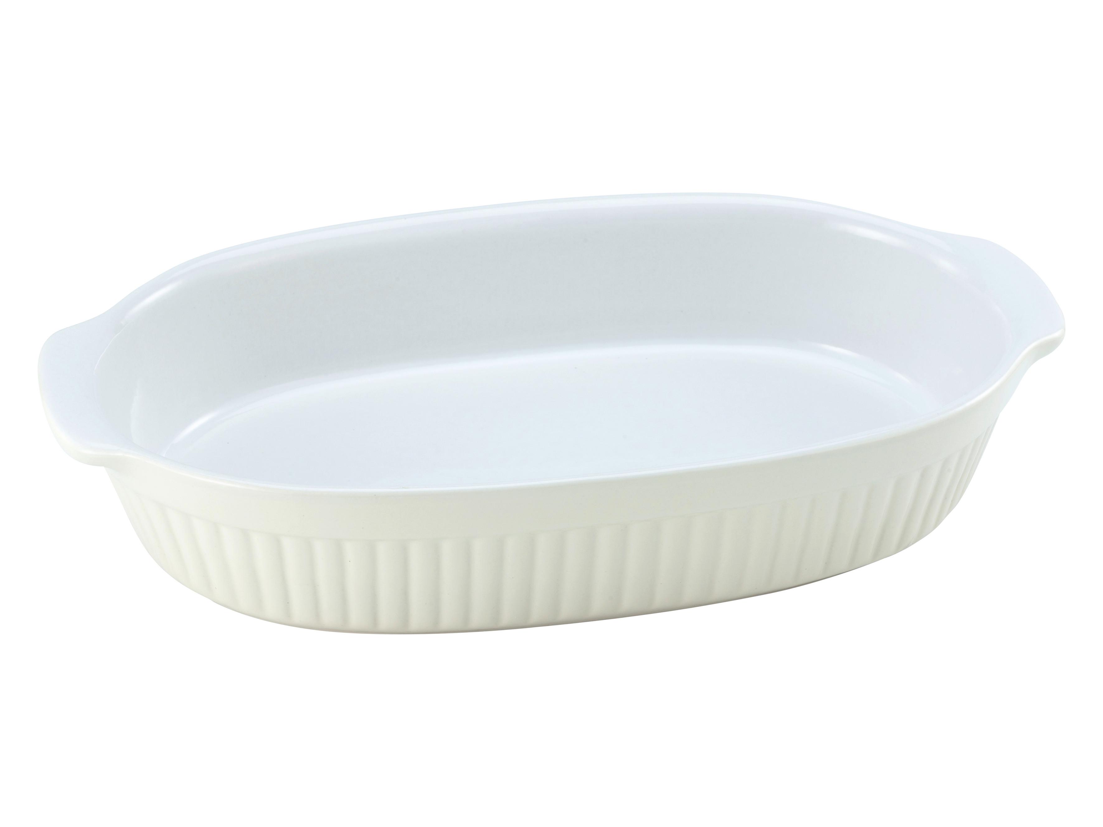 Auflaufform 33058 - Weiss/Hellgelb, Konventionell, Keramik (33,5/19/5cm) - Creatable