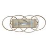 LED-TAKLAMPA JULI - cappuccino, Modern, metall/plast (70/40/25cm) - Premium Living