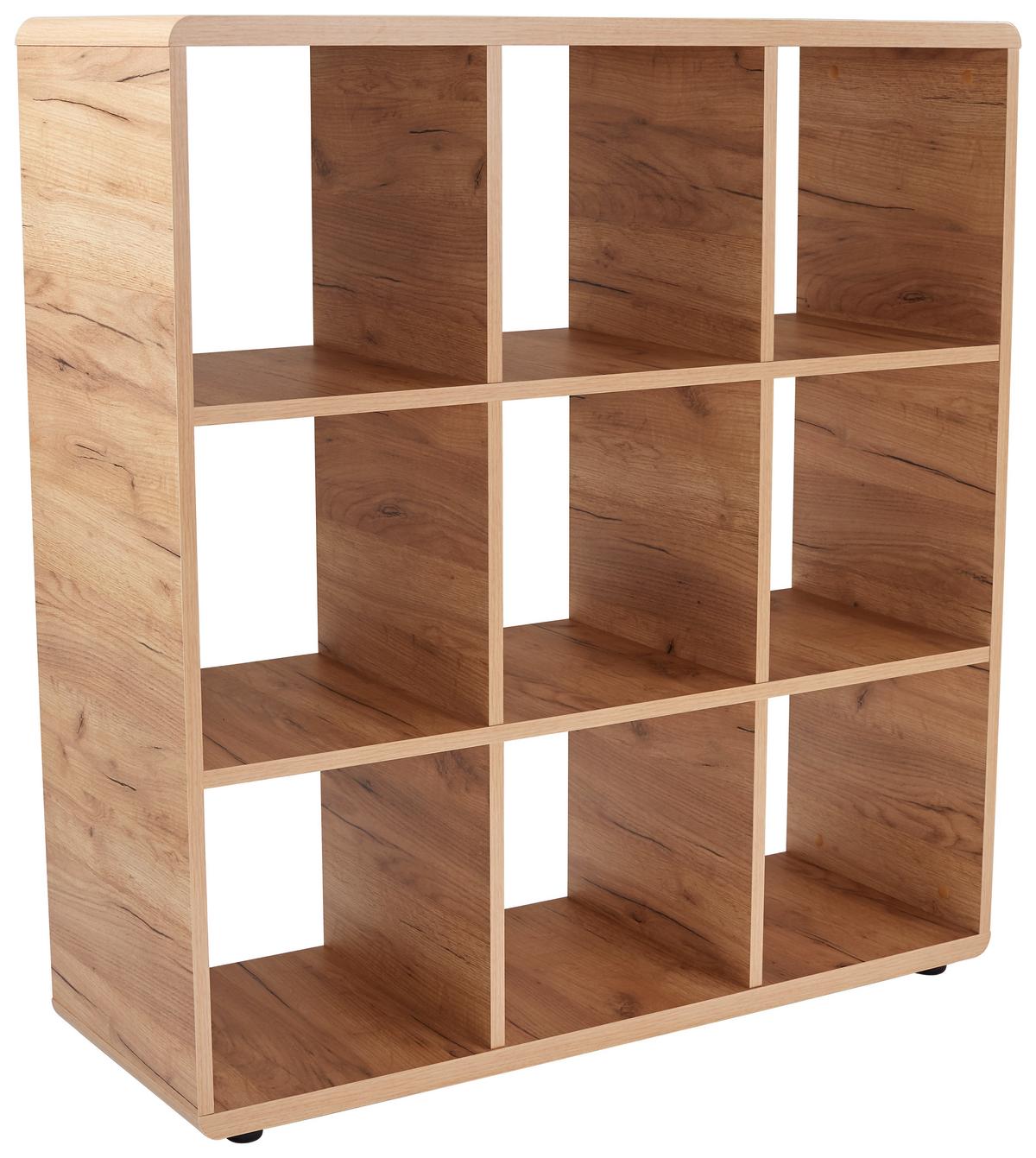 Etajeră Fontana FTR01 - culoare lemn stejar, Modern, material pe bază de lemn (108,8/110,2/35cm) - Modern Living