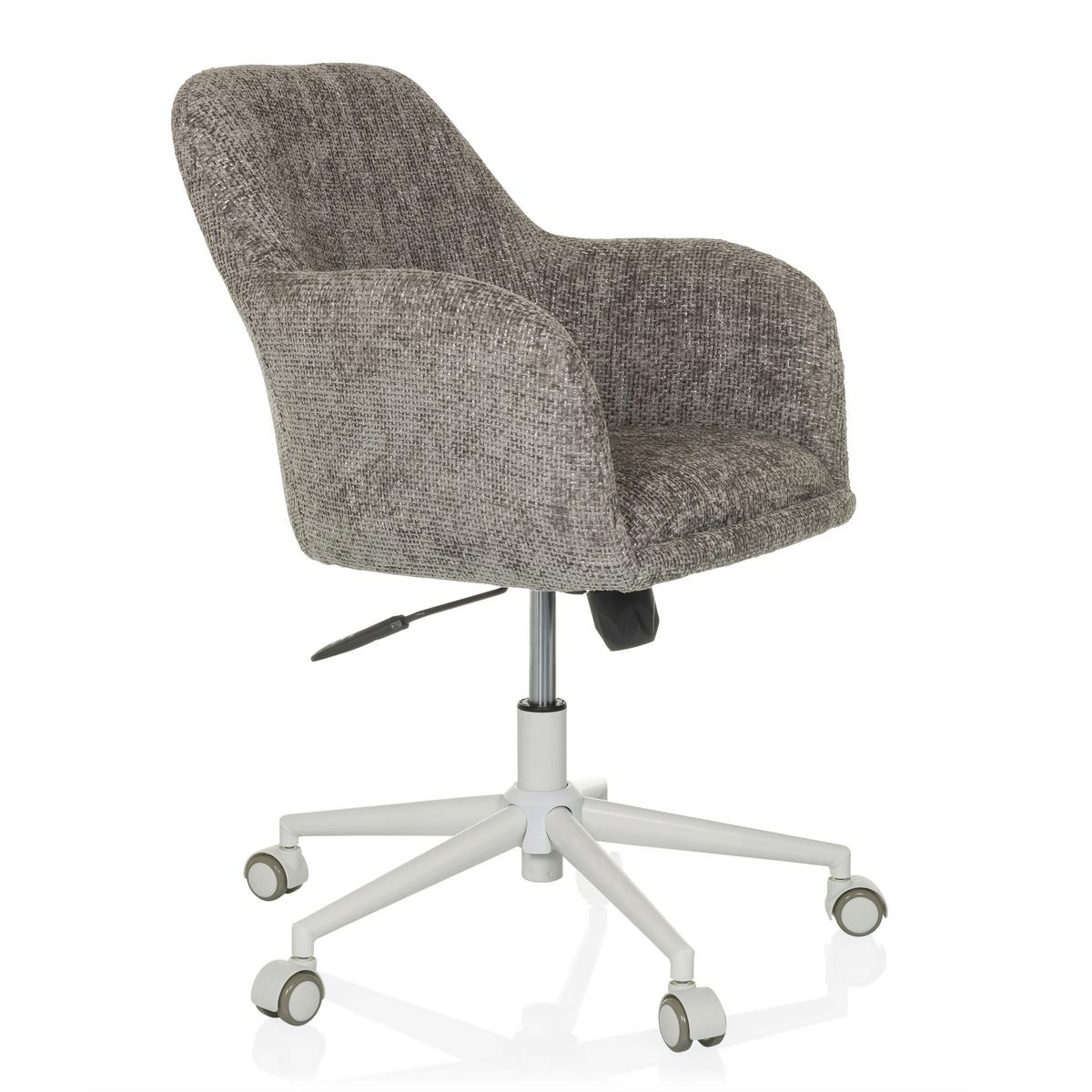 Drehstuhl Solao Home Grau - Weiß/Grau, MODERN, Kunststoff/Textil (58/78/60cm) - MID.YOU