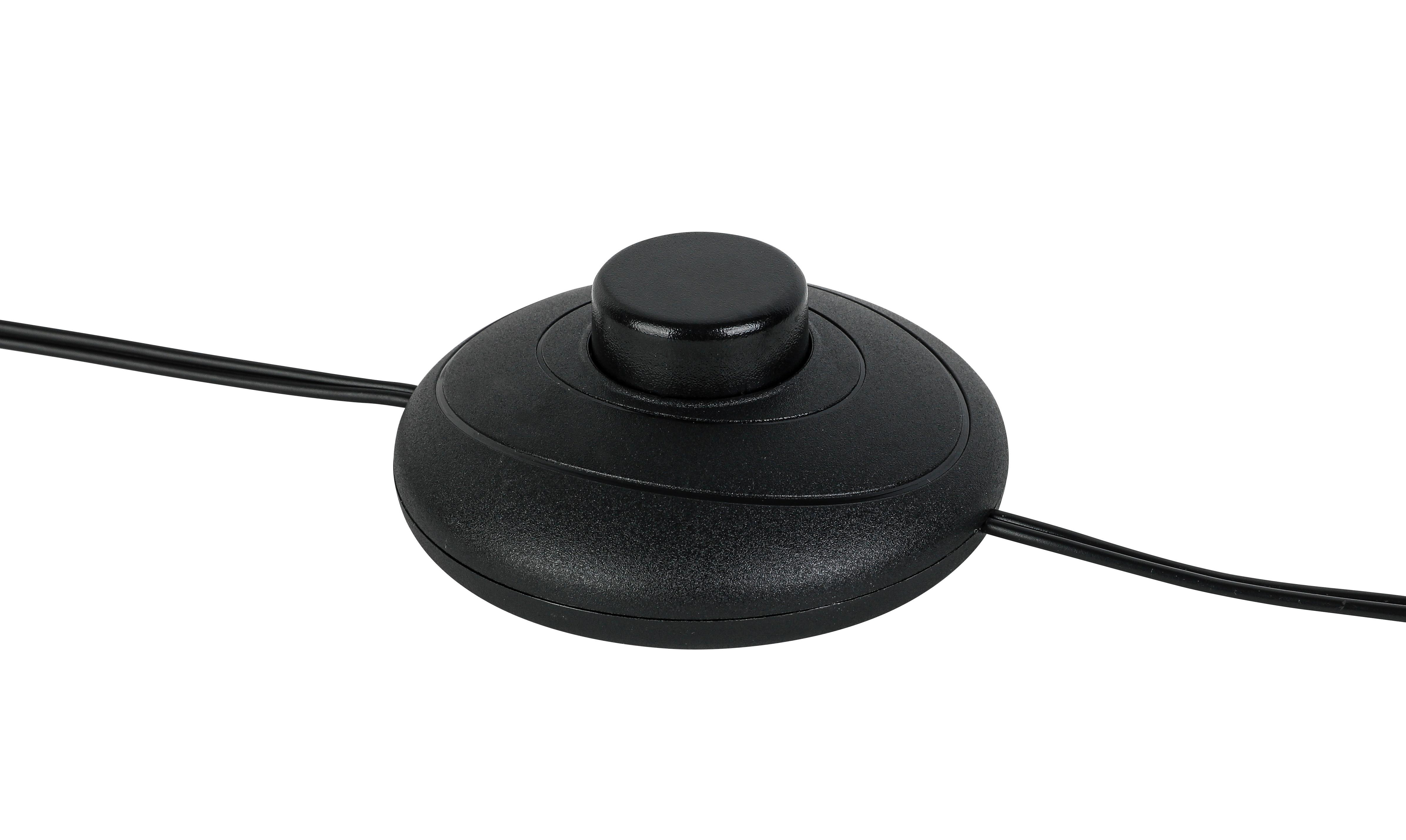 LED-GOLVLAMPA KUI - champagne/svart, Modern, metall/plast (26l)