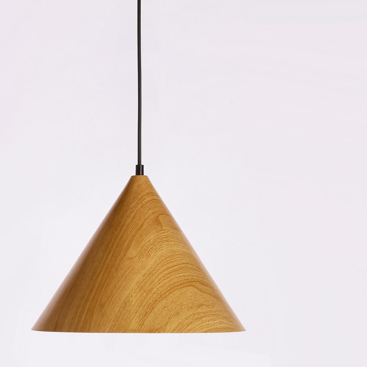Viseća Svjetiljka Dunca - hrast medunac/crna, Basics, metal (32/32/115cm)
