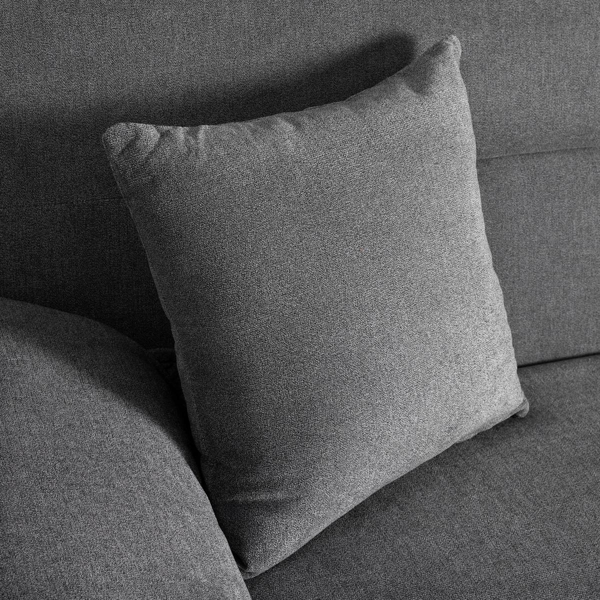Canapea extensibila LANA - gri închis, Modern, lemn/metal (199/89/95cm) - Bessagi Home
