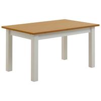 STÓŁ DO JADALNI BOSTON - biały/kolor ługowy, Romantik / Landhaus, drewno (120/78/78cm) - Boxxx