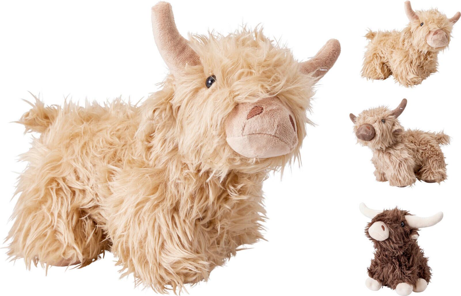 Ajtótámasz Cow - bézs/barna, textil