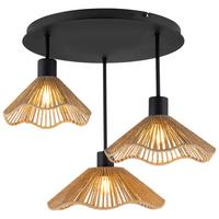 LAMPA WISZĄCA DOROTHEE - kolor naturalny/czarny, Design, metal/papier (53,5/42cm) - Collet's Monde