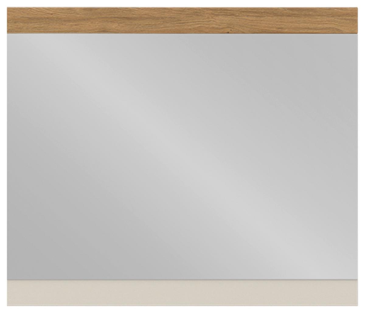 Oglindă NAXXAR - cașmir/culoare lemn stejar, Trend, sticlă/material pe bază de lemn (94,2/80/2cm) - Modern Living