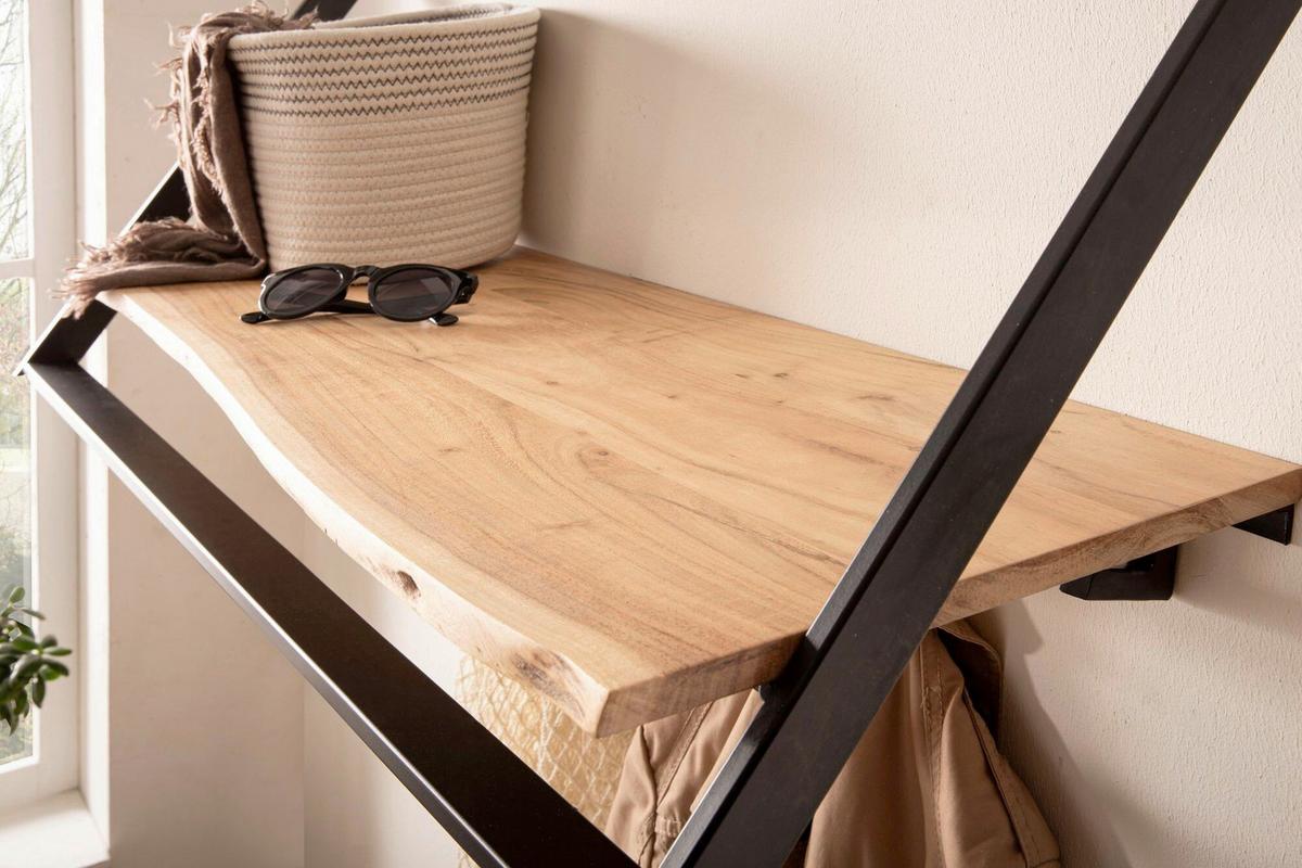 GARDEROBE WL7.407 - Akaziefarben, Design, Holz (100/40/32,5cm) - Livetastic