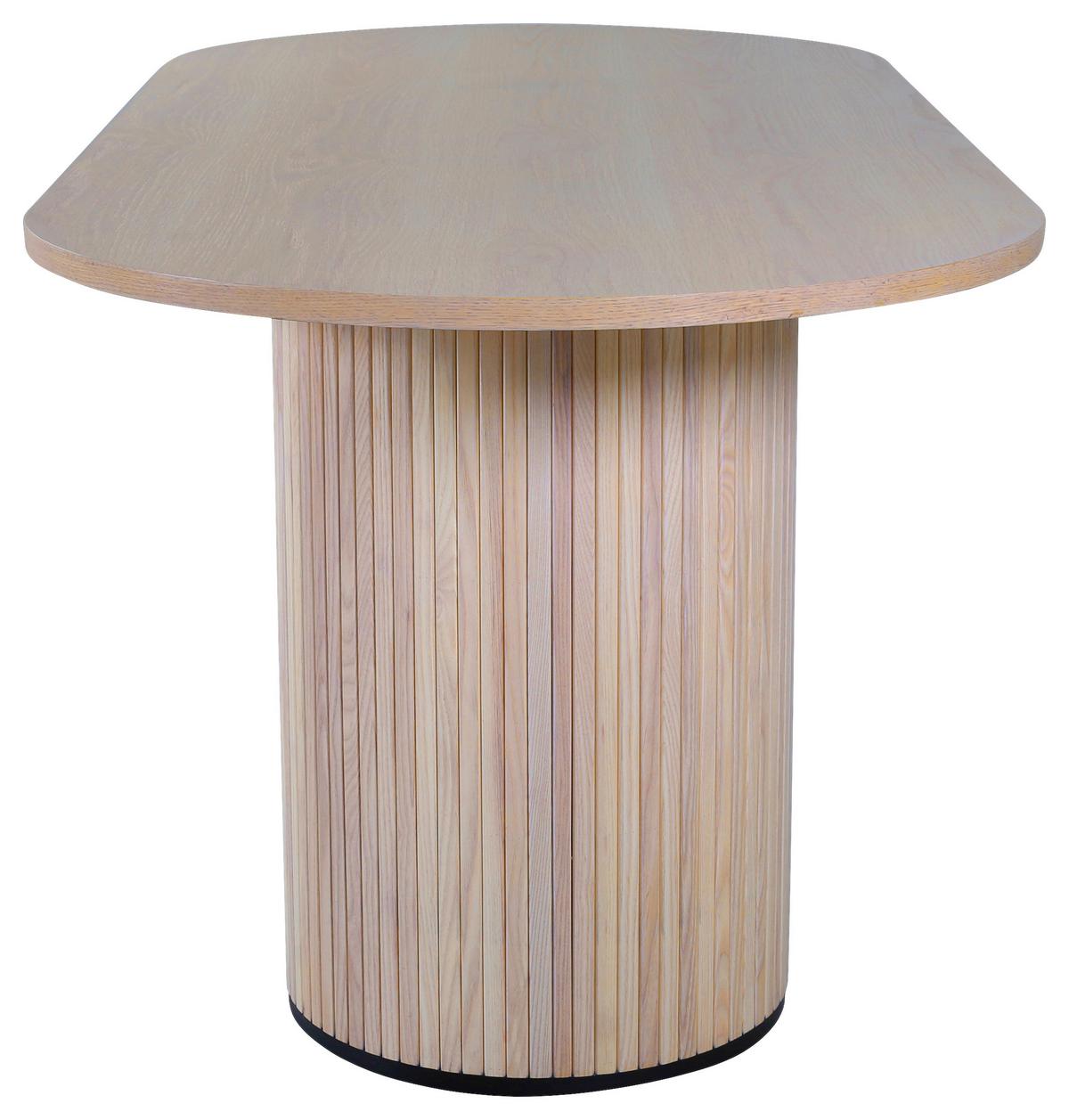 ESSTISCH BIANCA - Eichefarben/Schwarz, Design, Holz/Holzwerkstoff (200/75/90cm) - Livetastic
