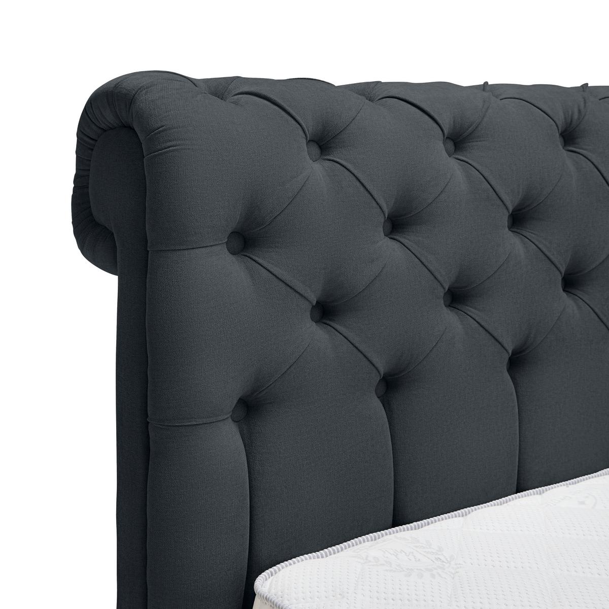 Boxspringbett Belano Schwarz ca. 180x200cm - Schwarz, Konventionell, Holz/Holzwerkstoff (180/200cm) - Premium Living