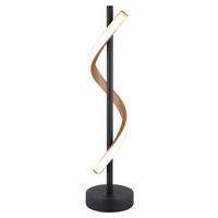 Led-tischleuchte 67354t Watkins - Weiss/Schwarz, Design, Kunststoff/Metall (15,5/49,3cm) - Globo