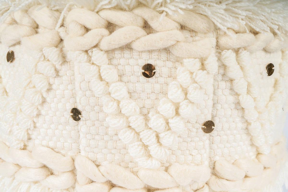 POUF POUF BOHIST 525 CREME - Creme, Trend, Textil (35/35/35cm) - Kayoom