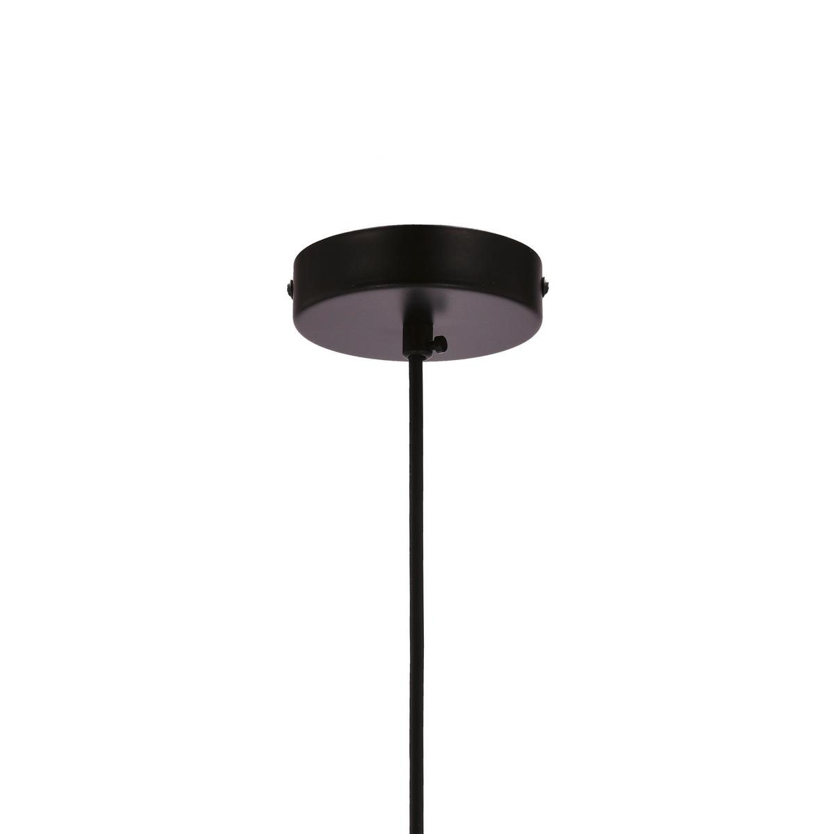 Viseća Svjetiljka Crown - bež/crna, Natur, metal/tekstil (20/12/110cm)
