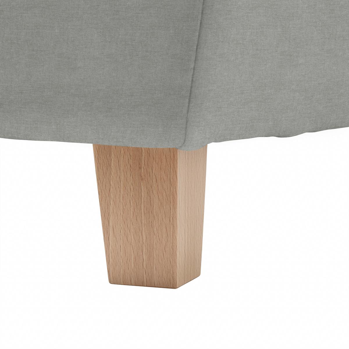 Ecksofa Lugo Grau - Grau, MODERN, Holz/Kunststoff (205/98/266cm) - Mömax