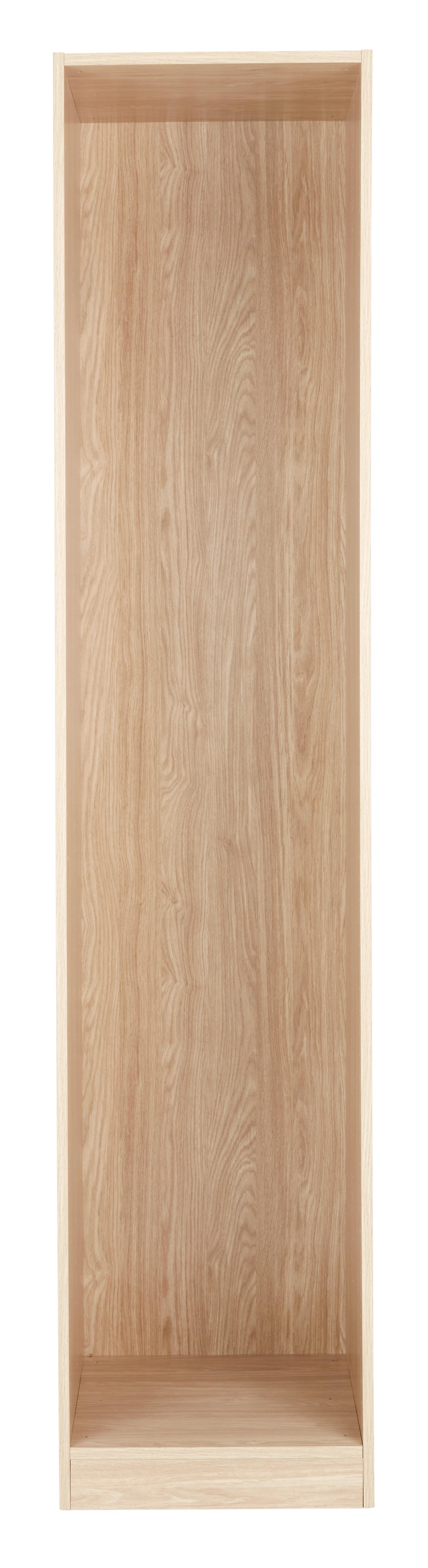 Kleiderschrankkorpus Unit in Eichefarben - Eichefarben, Modern, Holzwerkstoff (45,6/210/56,5cm) - Based