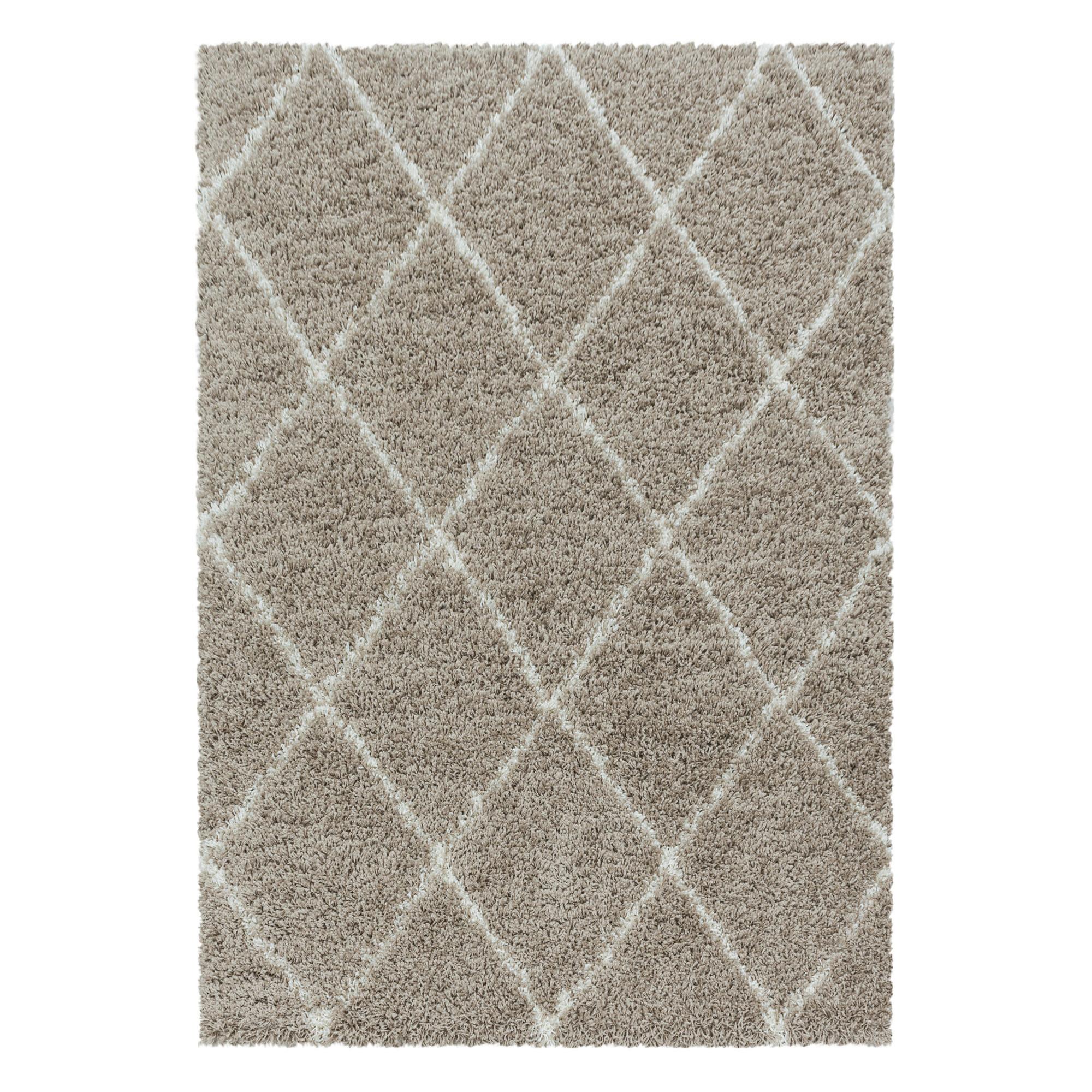 Hochflorteppich Alvor Beige ca. 280x370cm - Beige, Basics, Textil (280/370cm)