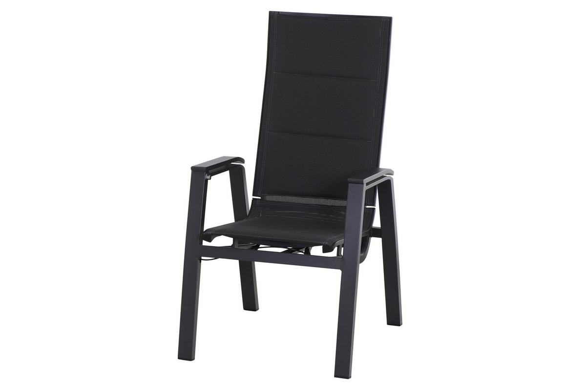 Garten-Relaxsessel-Set Milano 2-tlg. Anthrazit - Anthrazit, Basics, Kunststoff/Metall (73/110/59cm) - Siena Garden
