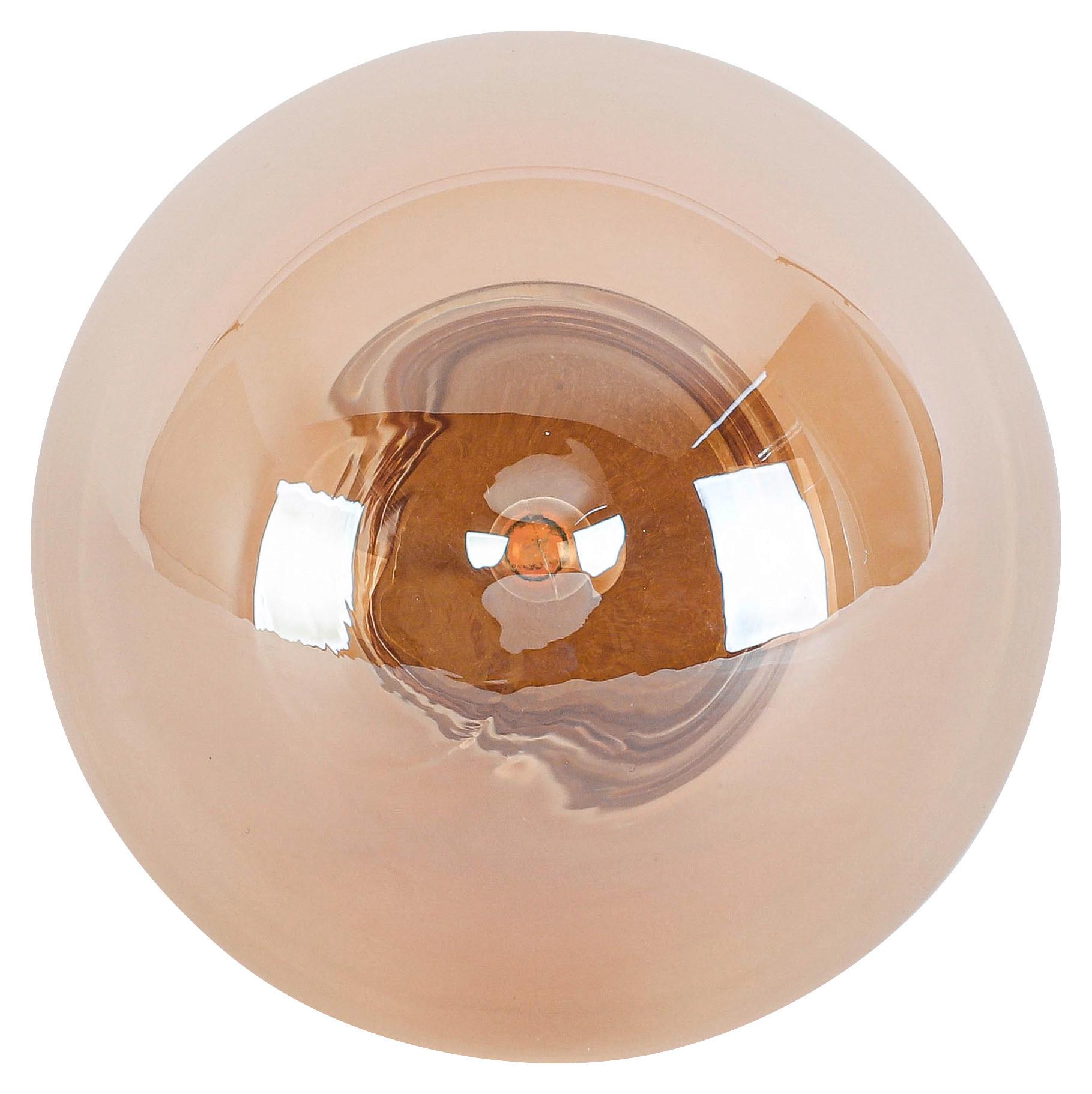 LED-LJUSKÄLLA C82218MM - bärnstensfärgad, Klassisk, metall/glas (8/12,2cm) - Mömax