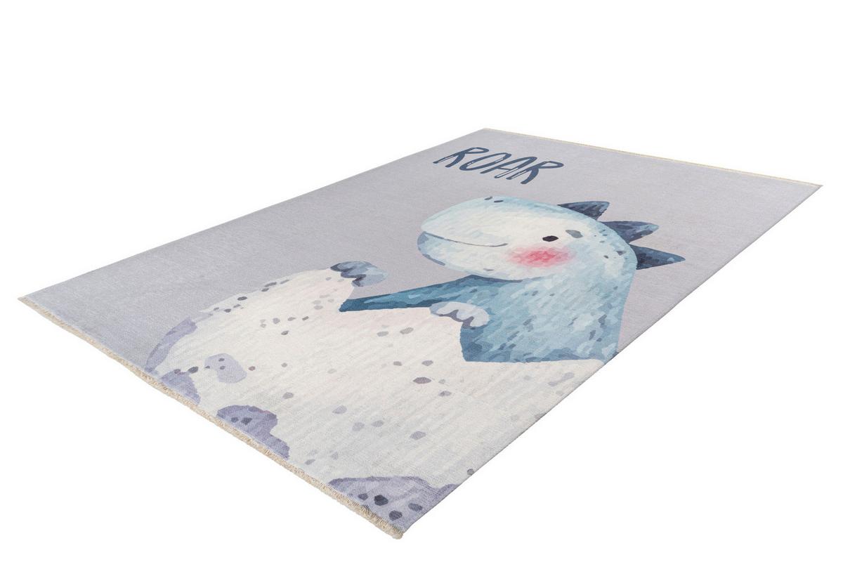 KINDERTEPPICH MY GRETA - Weiss/Pastellblau, Trend, Textil (115/170cm) - Ben'n'jen