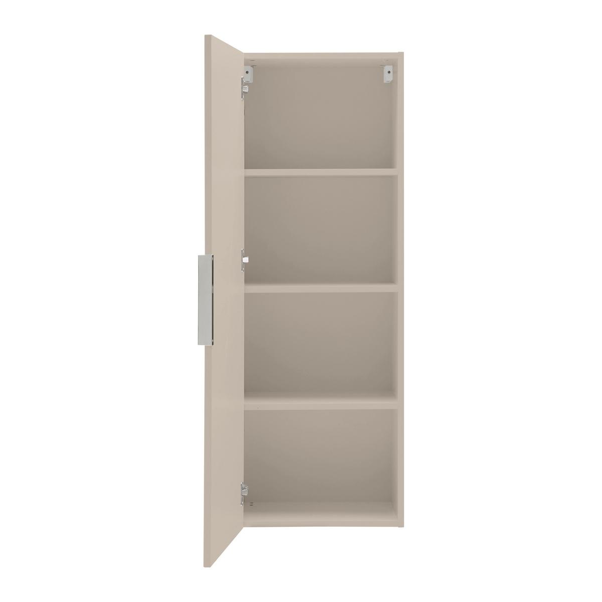 Hängeelement Siena Kaschmir - Chromfarben/Kaschmir, MODERN, Glas/Holzwerkstoff (45/125/32cm) - Premium Living