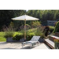 SONNENSCHIRM CORYPHO - Weiß, KONVENTIONELL (250/232cm) - Gardenson