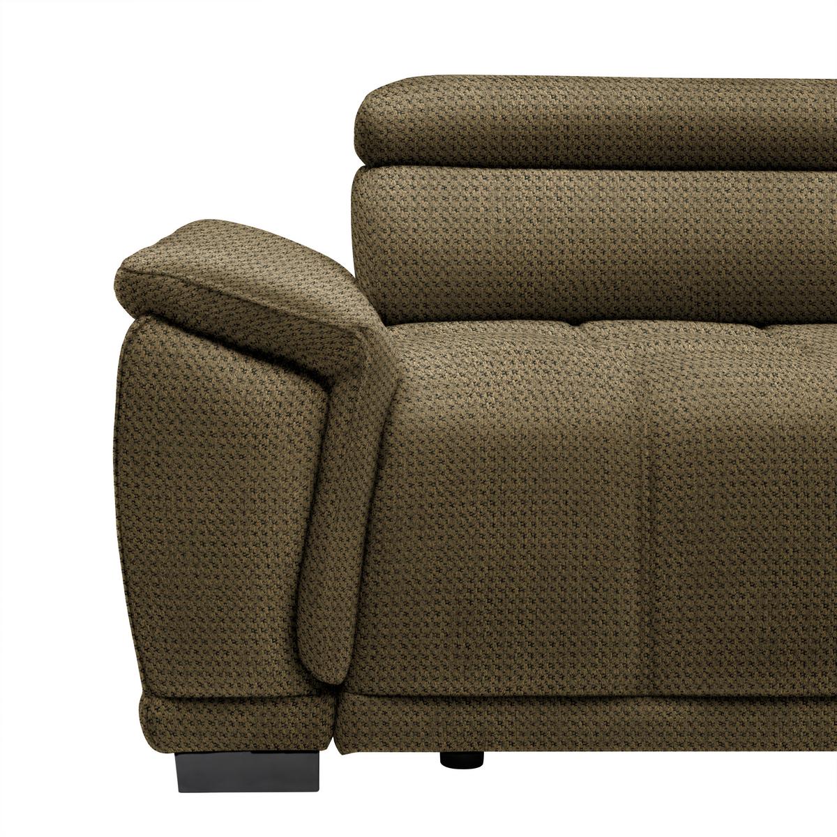 Kutna Garnitura Gremio - crna/taupe, Moderno, tekstil/plastika (283/206cm) - Modern Living