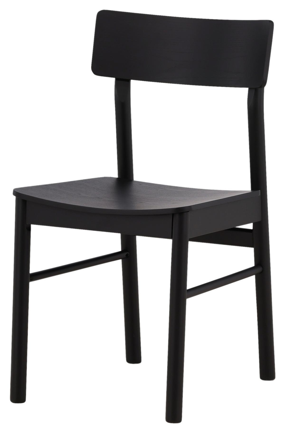 STUHL-SET MONTROS - Schwarz, Design, Holz/Holzwerkstoff (45.5/82/48cm) - Livetastic