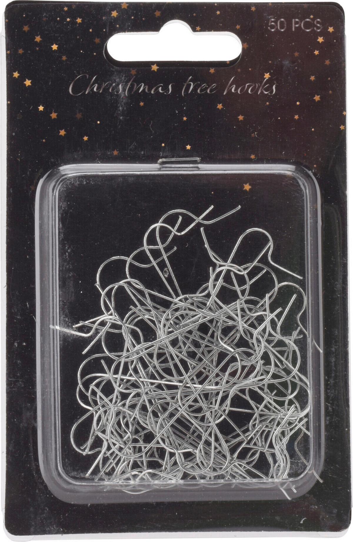 Christbaumanhänger HOOK - Silberfarben, Metall (3,5/3cm)