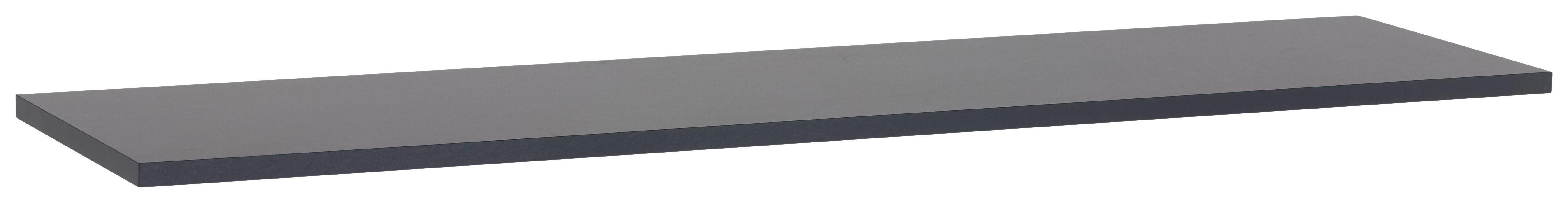Poliță de perete SKATE 120/30 - antracit, Modern, material pe bază de lemn (120/1,8/30cm) - Modern Living