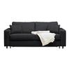 BÄDDSOFFA AGNETA -BASED- - svart, Modern, trä/textil (200/83/97cm) - Based