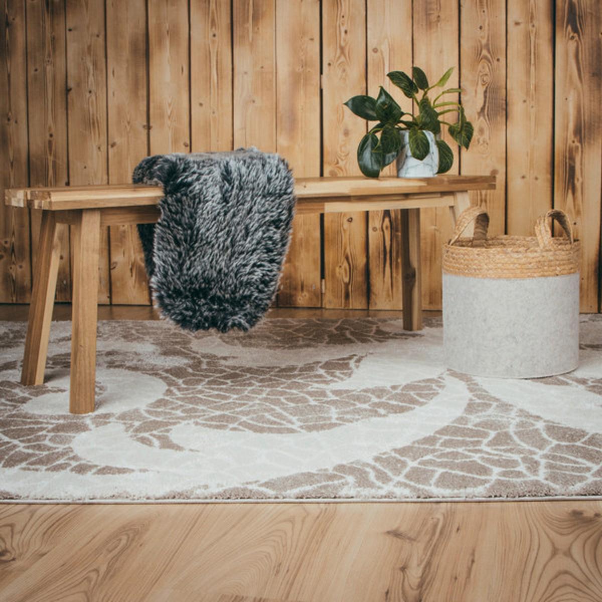 FLACHWEBETEPPICH MY FRISCO 280 - Taupe, Basics, Textil (120/170cm)