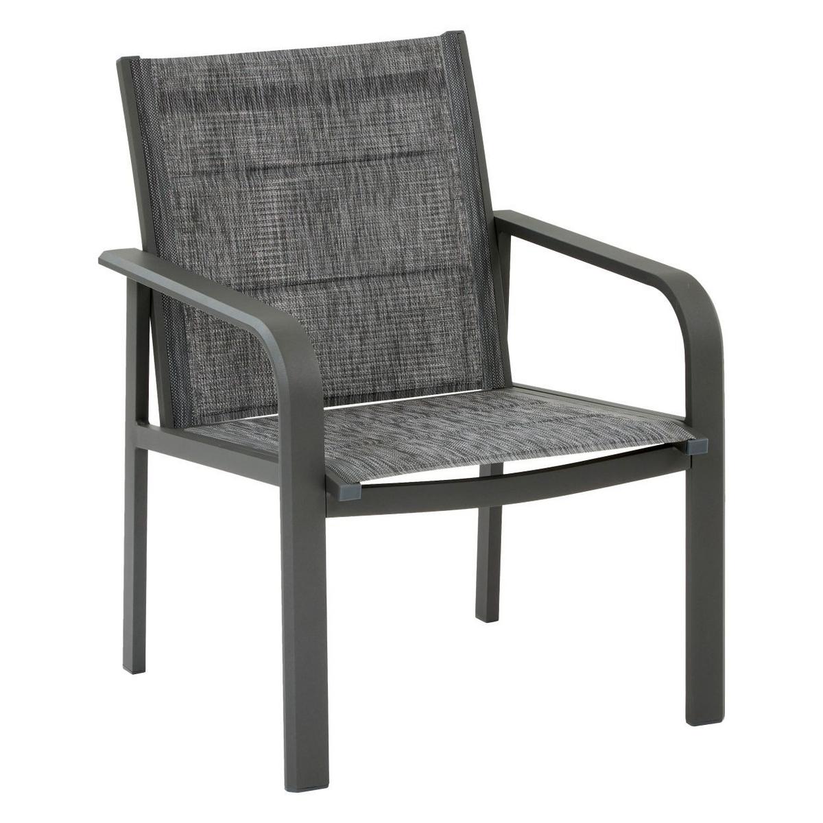 Vrtni Set Piazza - siva, Basics, metal/tekstil (237/153/85cm)