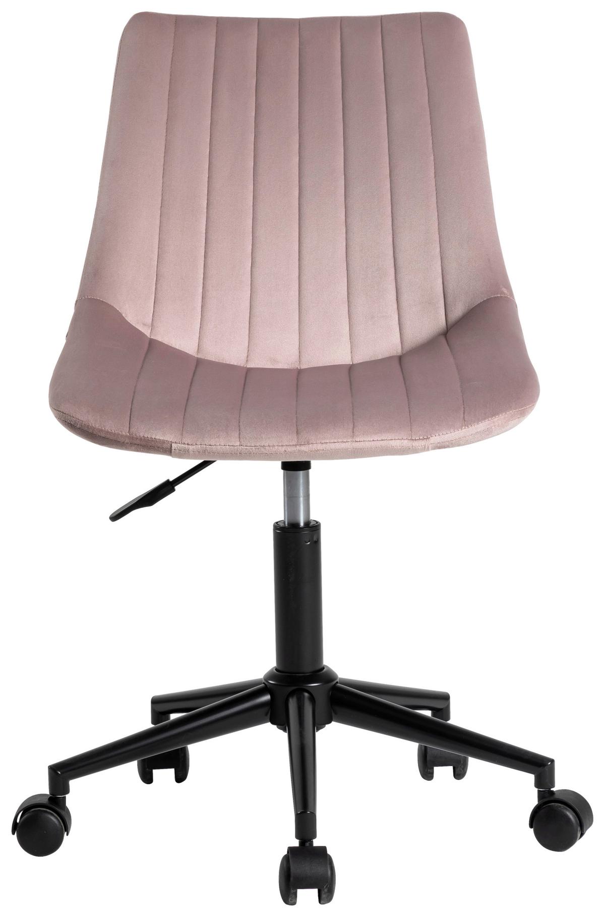 Scaun rotativ BLUSH - violet/negru, Modern, plastic/metal (50/81-93/57cm) - Modern Living