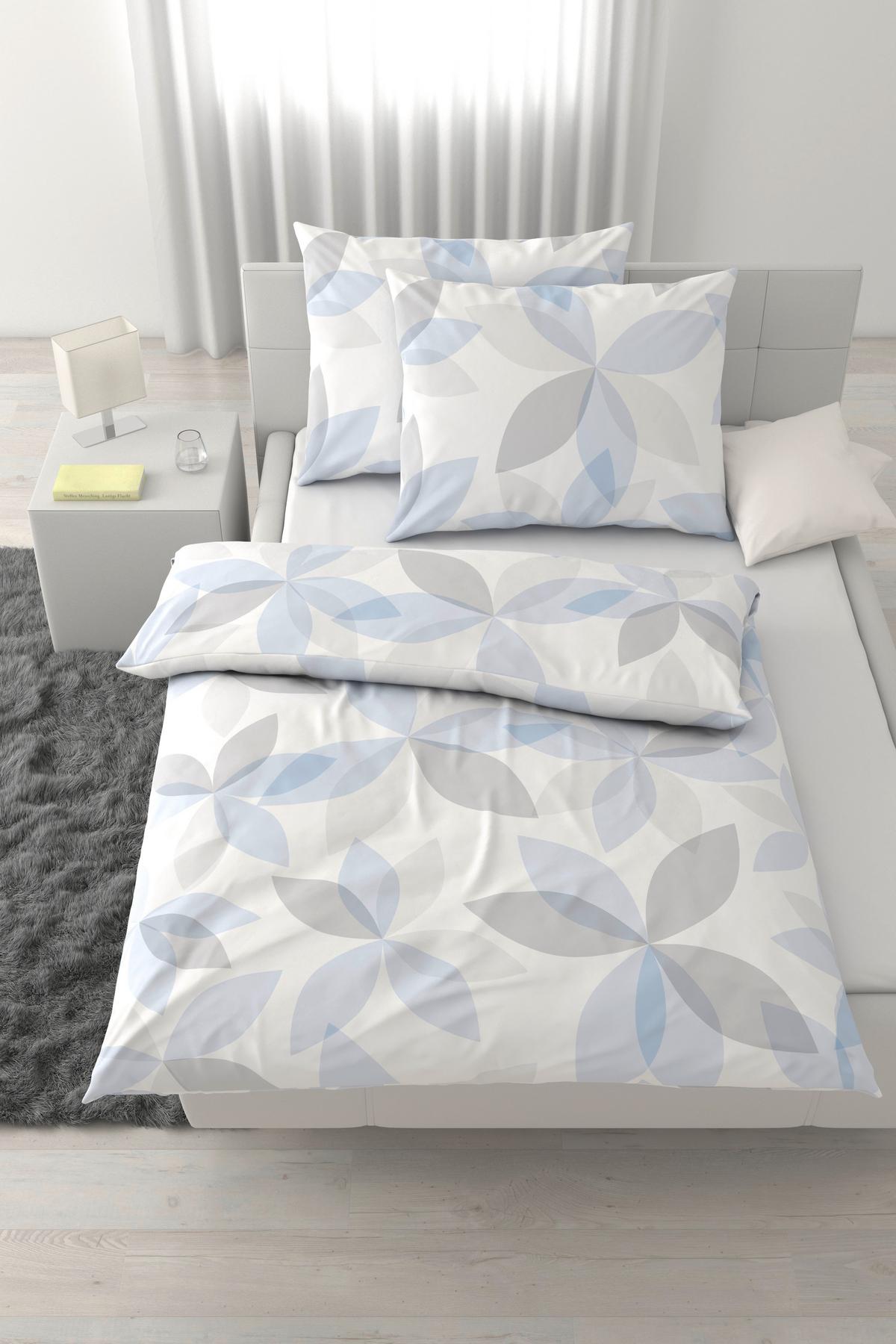 Posteljnina Yuki Xxl - modra, tekstil (200/200cm) - Mömax