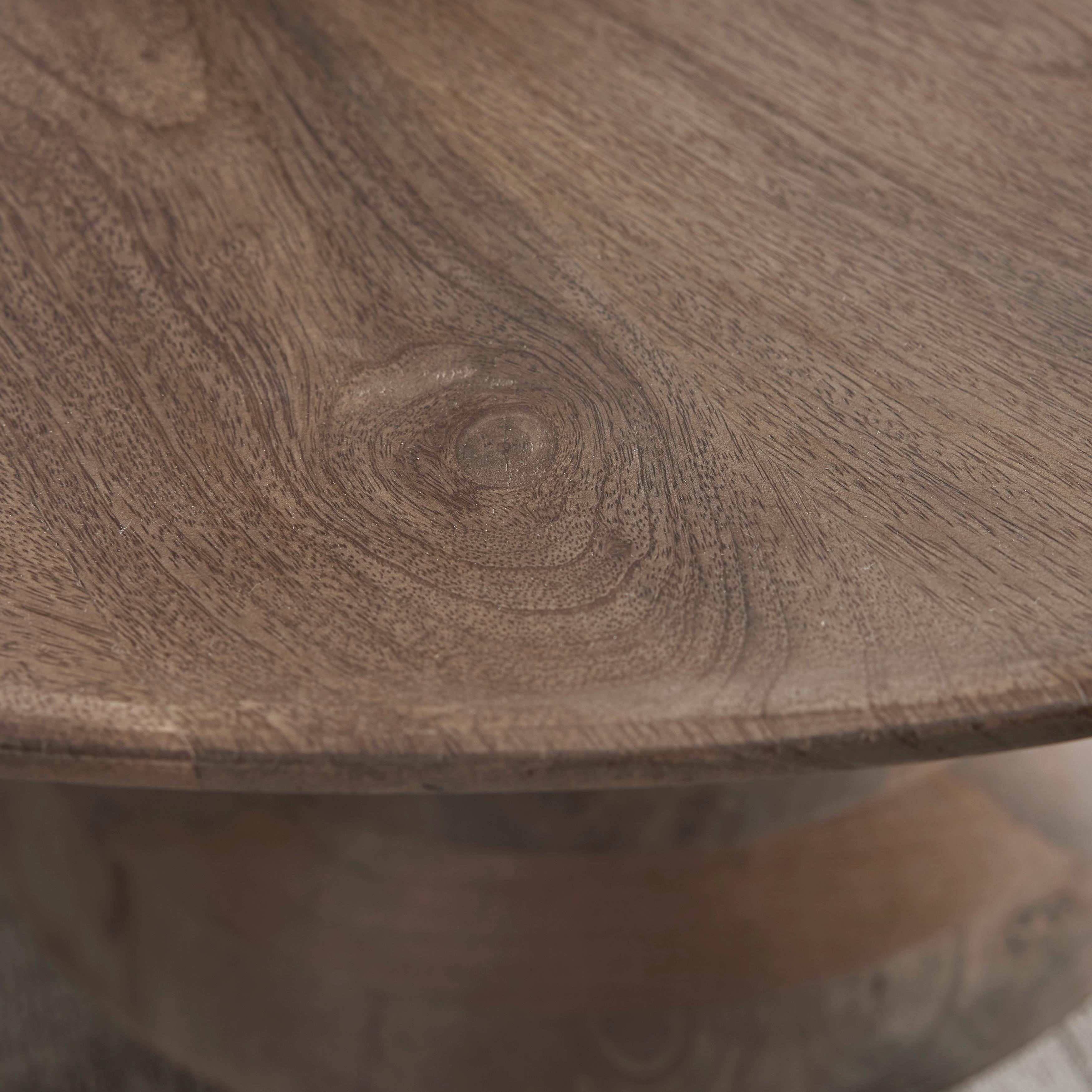 Couchtisch Laya aus Mangoholz - Naturfarben, ROMANTIK / LANDHAUS, Holz (80/80/44cm) - Zandiara