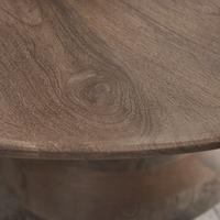 Couchtisch Laya aus Mangoholz - Naturfarben, ROMANTIK / LANDHAUS, Holz (80/80/44cm) - Zandiara