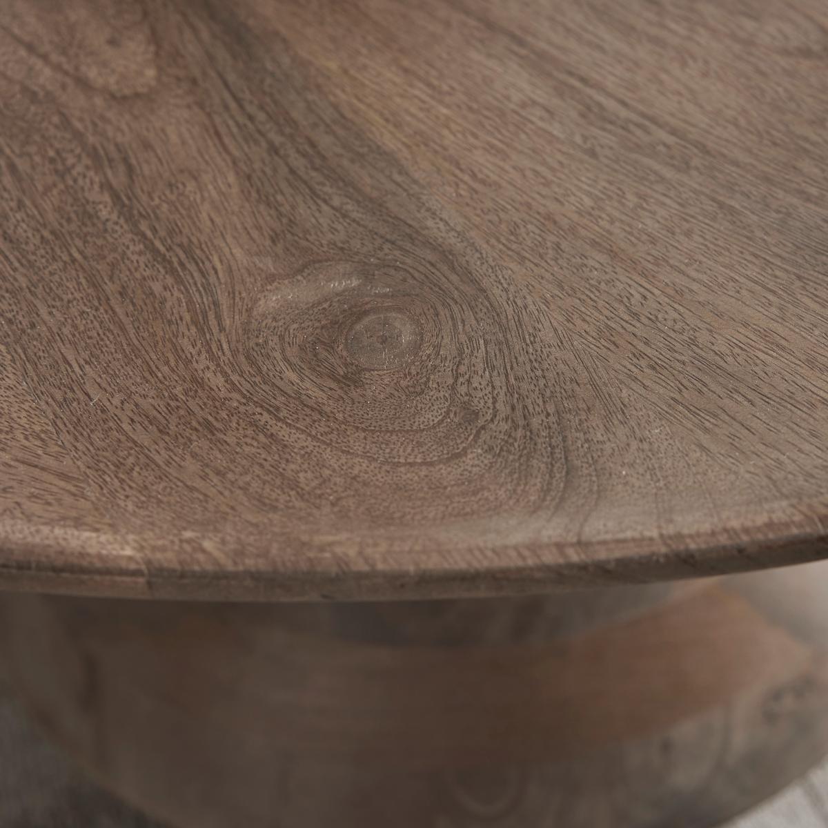 Couchtisch Laya aus Mangoholz - Naturfarben, ROMANTIK / LANDHAUS, Holz (80/80/44cm) - Zandiara