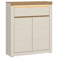 Comodă cu usi NAXXAR - cașmir/culoare lemn stejar, Trend, material pe bază de lemn (94,2/113,5/34,6cm) - Modern Living