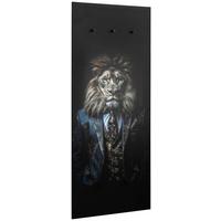 Wandgarderobe Kalea Löwe Multicolor - Multicolor, MODERN, Holzwerkstoff/Kunststoff (50/125/4cm) - Mömax