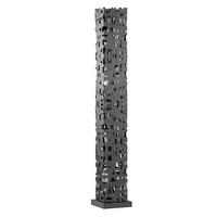 Stehleuchte Foresta Schwarz max. 6 Watt - Brombeere/Schwarz, Design, Metall (22/103cm)