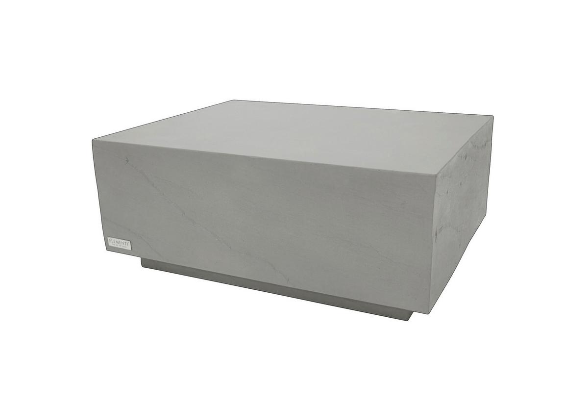 Loungetisch Colorado Faserbeton Grau - Hellgrau, KONVENTIONELL, Stein (68/66/35,6null) - Gardenson