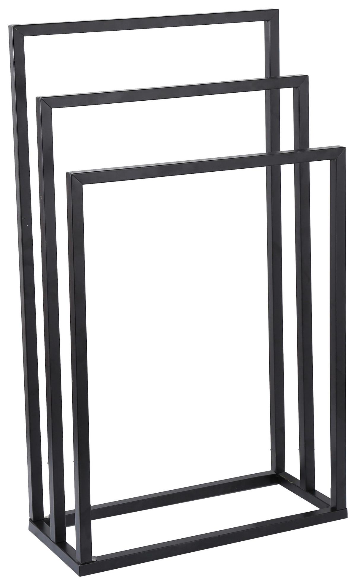 Držalo Za Brisače Marino, Črna - črna, Konvencionalno, kovina (45/85/21cm) - Mömax