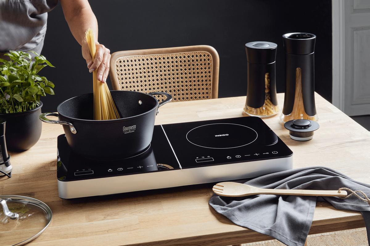 Indukciós Főzőlap Devin - fekete, Romantik / Landhaus, műanyag/Üveg (56/31/6,5cm) - Insido