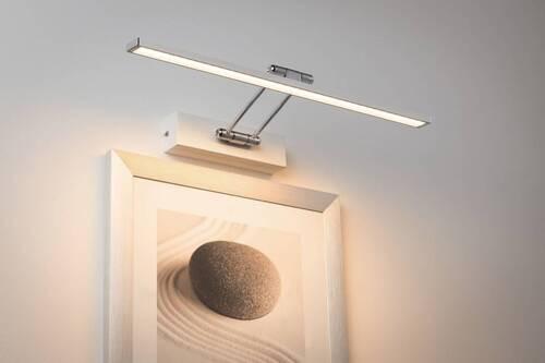 Bilderleuchte Beam Fifty in Weiß/Chromfarben max. 7 W - Chromfarben/Weiß, Basics, Metall (45/4,6/4,6cm) - Paulmann