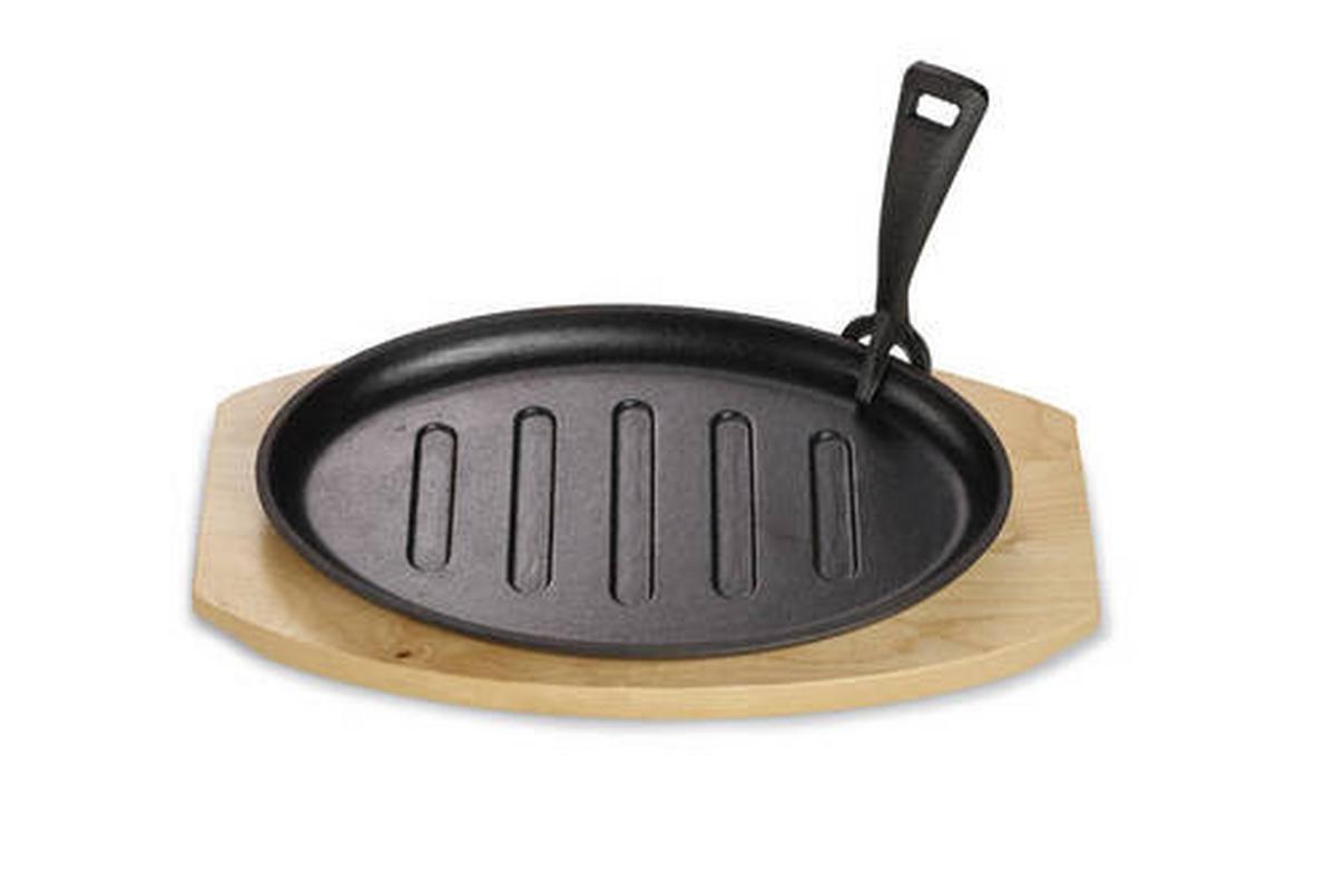 Tálalóserpenyő Ew-Ge-1347 - barna/fekete, Basics, fa/fém (28/2/18cm) - Echtwerk